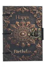 Printed handmade paper with lock for Gift